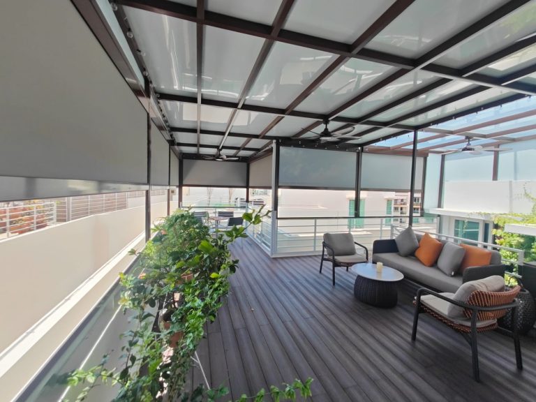 polycarbonate roof